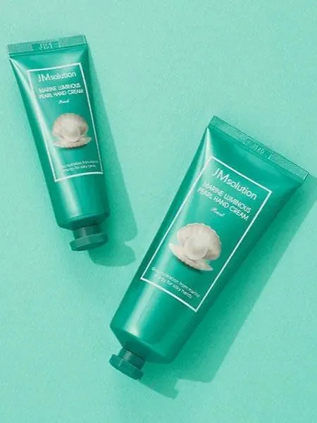 Увлажняющий крем для рук с жемчугом (набор) JMsolution Marine Luiminous Pearl Hand Cream 100мл+50мл