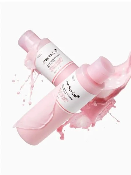 Молочный тонер с ПДРН и ниацинамидом MEDICUBE PDRN Pink Niacinamide Milky Toner 150мл