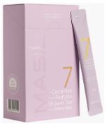MAS Гель для душа с ароматом белого мускуса MASIL 7 Ceramide Perfume Shower Gel White Musk 8мл