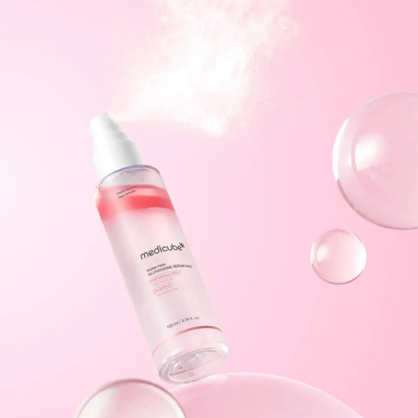 Сыворотка-мист для сияния кожи с ПДРН medicube PDRN Pink Glutathione Serum Mist 100мл