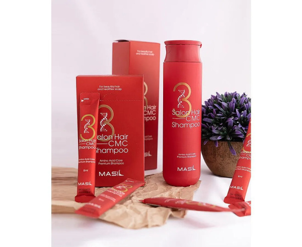 Шампунь с аминокислотным комплексом для волос MASIL SALON HAIR CMC SHAMPOO 500мл