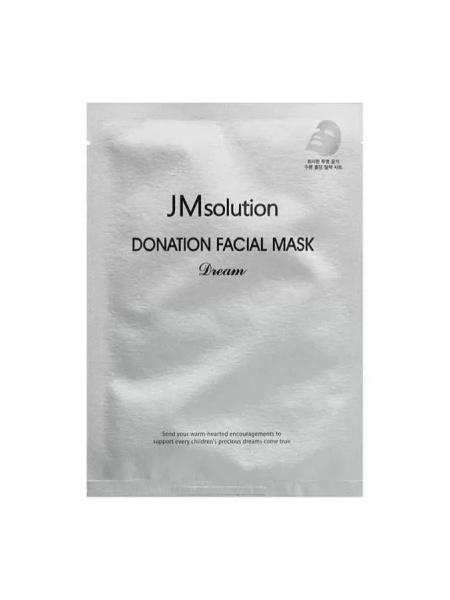 Восстанавливающая маска с пептидами JMsolution Donation Facial Mask Dream 37мл*10шт