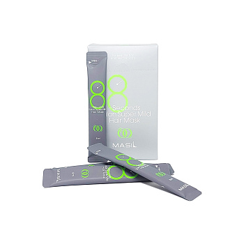 Восстанавливающая маска для волос MASIL 8SECONDS SALON SUPERMILD HAIR MASK STICK POUCH 8мл 1 саше