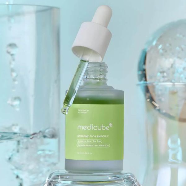 Успокаивающая сыворотка с центеллой MEDICUBE Exosome Cica Serum 30мл