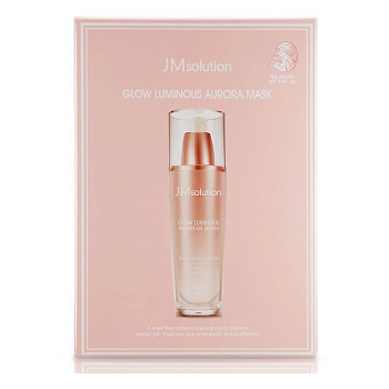 JMS Маска тканевая увлажняющая с жемчугом JMsolution Glow Luminous Aurora Mask 30мл