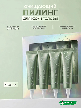 Пилинг-лосьон для кожи головы Masil 12 Scalp SPA Cleansing Lotion 15мл*4шт