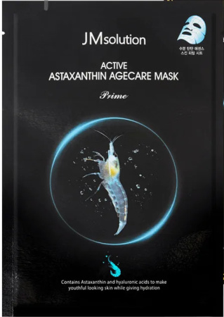 Антиоксидантная маска с астаксантином JMsolution Active Astaxantin Agecare Mask Prime 30мл*10шт