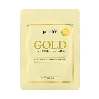 Гидрогелевые патчи с экстрактом золота PETITFEE GOLD Hydrogel Eye Patch 1 пара